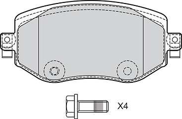 BRAKE PADS REN MEGANE IV FR